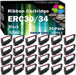 GTS (Pack of 24) Compatible ERC-30BR ERC30B/R ERC-34 ERC-38 ERC30 Ribbon (24B/R) Used for Epson ERC38 ERC30 NK506 DPN2700 TMU370 TMU375 Pos Machine