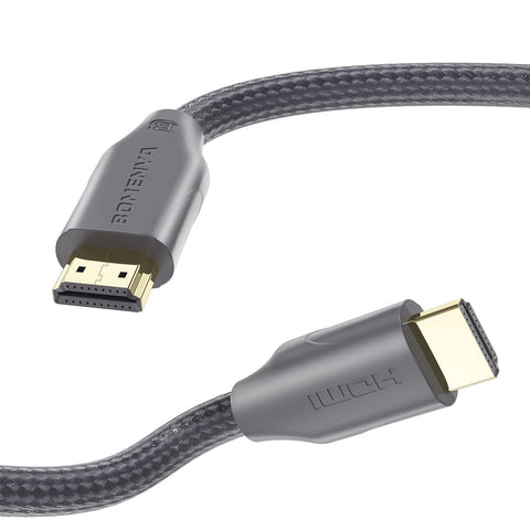 BOMENYA 8K HDMI Cable 8K@60Hz/4K@120Hz High-Speed 60HZ 48Gbps eARC HDMI Cable, Compatible with HDMI 2.1 PS5 PS4, Xbox Series X, MacBook Pro 2021, Roku TV, Sony TV, Samsung TV (32FT/10M)