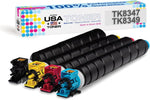 MADE IN USA TONER Compatible Replacement for Kyocera TK8347, TASKalfa 2552ci, 2553ci, Copystar TK8349 (CMYK, 4 cartridges)