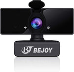 1080P Business FHD Webcam with Dual Microphone & Privacy Cover, BEJOY USB Computer Web Camera [Plug and Play] [30fps], for Streaming Zoom Meeting Skype FaceTime Teams, PC Mac Laptop Desktop