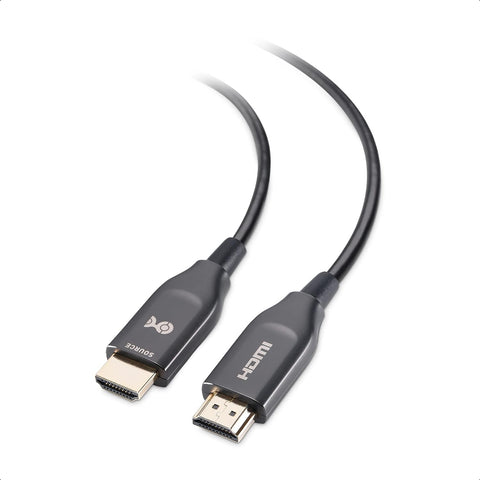 Cable Matters CL2 Rated (in-Wall Installation) Active 8K @60Hz Fiber Optic HDMI Cable 49.2 ft / 15m - Supporting 8K@60Hz 4K@120Hz HDR - Compatible with Xbox Series X, PS5, Apple TV, PC, Projector