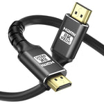 Soonsoonic HDMI 2.1 Cable 20Ft 8K 48Gbps Ultra High Speed Cables & 8K@60Hz 4K@120Hz 144Hz eARC Dynamic HDR 3D HDCP2.2&2.3 HDMI Cord | for HDTV Monitor RTX 3090 Xbox Series X PS5 ect (6.1M)