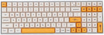 EPOMAKER Honey-Milk 140 Keys XDA Profile PBT Dye Sublimation Keycaps Set for Mechanical Gaming Keyboard, Compatible with Cherry Gateron Kailh Otemu MX Structure (XDA Profile, Honey Milk)