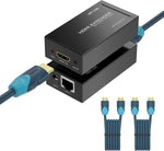 MT-VIKI HDMI Extender by Single Cat 5E/6/7 up to 200ft Full Hd 1080P with Deep Color, EDID Copy, Dolby Digital/DTS