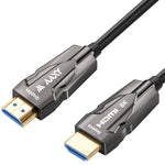 8K Fiber Optic HDMI Cable 75ft, Ultra High Speed 48Gbps Active HDMI 2.1 Cable [8K@60Hz, 4K@120Hz], Support Dynamic HDR, eARC, Dolby Atmos, HDCP 2.3, Compatible with RTX 3080/3090 Xbox X PS5