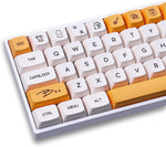 140 Keys PBT Honey Milk Keycaps XDA Profile Cute Keycap Set for Cherry MX Gateron Switches Mechanical Keyboard