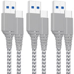 Long USB C Cable Fast Charge,10FT 3Pack Charger Charging Cord for Moto G Power 2023 2022 2021 2020/G Stylus 5G,G Fast/G Play/G Pure,G100/G7 Power/G7 Play,Z4 Z3 Play,Edge 30 Fusion,Motorola One 5G ACE