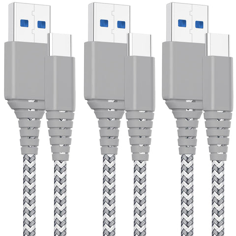 USB C Charger Cable 10FT 3Pack,Long Fast Charging Cord for Samsung S21 FE 5G/S20 S22 Plus Ultra A12 A13 A14 A54,Galaxy Tab A7 10.4"/A7 Lite 8.7"/A8 10.5"/S8/S7/S6/S6Lite/S5e,Tab A 10.1" 2019/8.0" 2017