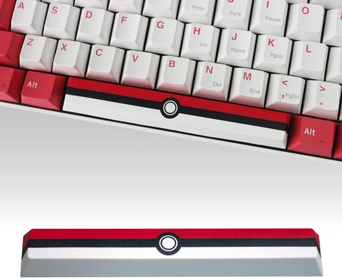 Custom Japanese Anime Spacebar PBT 6.25U Keycaps,Compatible with Cherry MX Switches Mechanical Keyboard DIY Keycap,Computer Gaming Keyboards Cute kawaii Key Caps,OEM Profile Key Cap (Po-ke-mon 1)