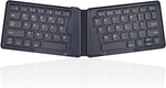 Perixx PERIBOARD-805E US, Wireless Foldable Ergonomic Bluetooth Keyboard, Ultra-Thin X Type Keys, Compatible with iOS, Android, or Windows Smartphone, Tablet, or Laptops, US English