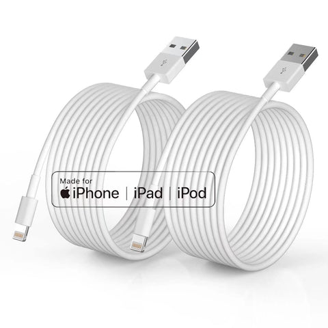 Charger [Apple MFi Certified], 2Pack 6ft Fast Lightning Cable for Long Cord, Apple Charging Cord for iPhone 12/11 Pro/11/XS MAX/XR/8/7/6s/6/5S/SE iPad/Air Original