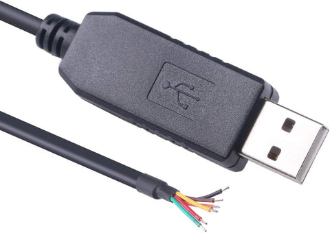 Green-utech Theifoube USB to RS-485-WE 6 Pin USB to RS485 Serial UART Converter Adapter Cable Wire End FTDI Chip 6ft