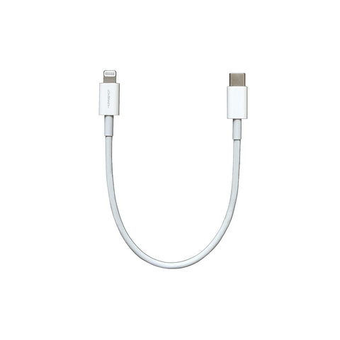 Short Lightning Cable, 8 inch [Apple MFi Certified], HomeSpot USB C to Lightning iPhone Cable, Power Delivery Charging for iPhone 13 12 Pro Max 11 SE XR, AirPods, MacBook, iPad Air Mini | White 1 Pack