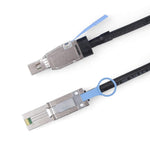 10Gtek# External Mini SAS HD SFF-8644 to Mini SAS SFF-8088 Hybrid Cable, 4-Meter(13.2ft)