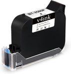 v4ink Original Solvent Quick Dry Ink Cartridge BT-2580P Black Replacement Bentsai Handheld Inkjet Printer BT-HH6105B2 and BT-HH6105B3