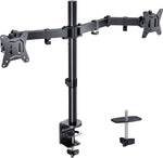 Ergear Dual Monitor Stand for 13 to 32 inch, Heavy Duty Fully Adjustable Monitor Stand for 2 Monitors, Dual Monitor Mount Fits up to 17.6 lbs per Arm, EGCM1