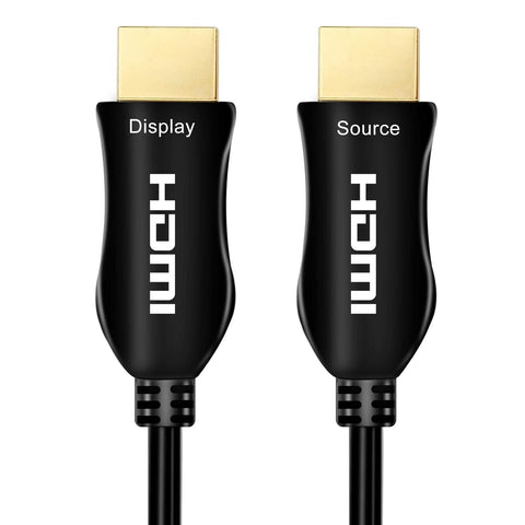 iBirdie 4K Fiber Optic HDMI Cable 75 Feet 4K 60Hz(4:4:4 RGB HDR10 HDCP2.2) 1440p 144Hz 18Gbps High Speed Ultra HD Directional Active Cord Compatible with Apple-TV Ps4 Xbox One