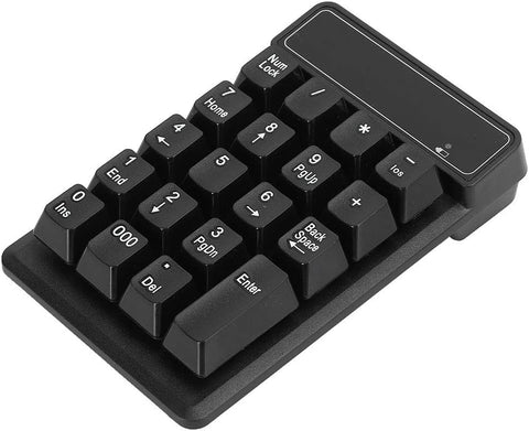 Bewinner Bluetooth Numeric Keypad,19 Keys Waterproof 10m Connection 10 Million Clicks Bluetooth Number Pad,Mini Size and Light Weight Numeric Keyboard