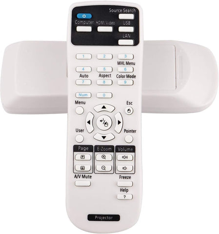 ESolid Replacement Projector Remote Control for 1648806 EX3200 EX3240 EX5240 EX5250 EX7240 EX9200 VS240 VS340 VS345 PowerLite 1224 1264 1284 Home Cinema 1040 640 740HD S31 U32 W04 W32 Controller