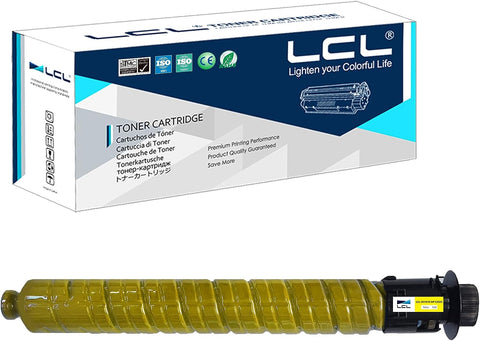 LCL Compatible Toner Cartridge Replacement for Ricoh 841919 MP C2503 C2503H C2504 C2003 C2004 MP C2003 MP C2503 MP C2004 MP C2504 Lanier Savin MP C2003 MP C2503 MP C2004 MP C2504 (1-Pack Yellow)