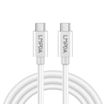 lmpda 3 (USB C) Cable (0.8m) 40Gbps Supports 100W (20V, 5A) Charging, 2.6ft / 0.8m USB C Compatible 5k 60Hz/4k 60Hz