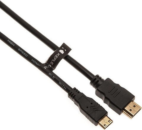 Keple Mini HDMI with HDMI Cable | High Speed Mini HDMI to HDMI for Nikon Hc-e1 | (3m/10FT)