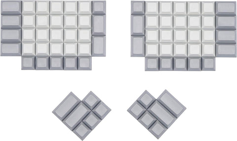 Ergodox PBT dye sub keycap Set with DSA Profile (Grey) - No Print