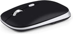 PINKCAT Bluetooth Mouse, Slim Silent Bluetooth 5.0 & 4.0 Wireless Mouse, 3 Adjustable DPI Portable Optical Wireless Computer Mice for Laptop, PC, Notebook, Computer, Deskbtop, MacBook - (Black)