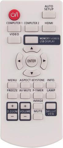 ALLIMITY N2QAYA000110 Replacement Remote Control fit for Panasonic Projector PT-LW280 PT-LB360 PT-LB330 PT-LB300 PT-LB280 PT-LW330 PT-LW280P PT-LB330 PT-LB280 PT-LB360 PT-TW400 PT-TW310