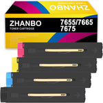 ZHANBO Set Toner DC240 Toner Cartridge Compatible Xerox 006R01219 006R01220 006R01221 006R01222 for Xerox DocuColor 240 242 250 252 260 WorkCentre 7775 7665 7655 7675 7755 7765