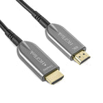 HGFlink 8K HDMI 2.1 Fiber Optic Cable 65ft Ultra HD Support Dynamic HDR eARC 8K60Hz 4K120Hz 48Gbps HDCP 2.2 Backward Compatible with HDMI2.0 HDMI1.4 Easy to Plug and Play PVC Jacket