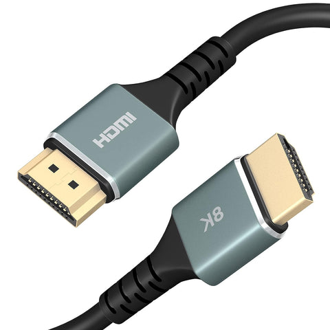 DGODRT 8K HDMI Cable 6.5FT, HDMI 2.1 Cable High Speed, Support 4K@120Hz 8K@60Hz Ultra HD HDCP eARC Dolby for Laptop, Computer, Smart TV, Nintendo Switch, Xbox, PS4, Monitor