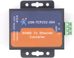 PUSR USR-TCP232-304 Serial RS485 to TCP/IP Ethernet Server Converter Module with Built-in Webpage DHCP/DNS Supported