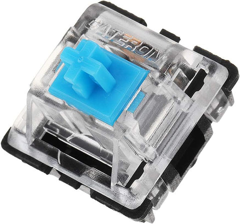 Gateron KS-8 X5 Switches for Cherry MX Type Mechanical Keyboards (65 Pack, Blue PCB Mount)