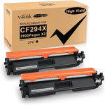 V4INK 2PK Compatible Toner Cartridge Replacement for HP 94X 94A CF294X CF294A Toner Cartridge High Yield Black Ink for HP Laserjet Pro M118dw Pro MFP M148dw M148fdw M149fdw M118 M148 Printer