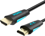 HDMI Cable 5ft-2 Packs? TESmart HDMI 2.0 High Speed 18 GBPS, 4K@60Hz 4:4:4,3D, Ethernet, ARC, HDR, Dual View, Dolby, 5ft,24K Gold Plated Connector-Black, Compatible UHD TV, Blu-ray, PS4, PS3, PC