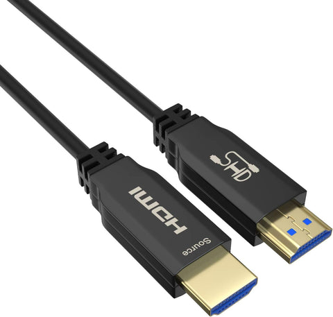 SHD Fiber Optic HDMI Cable 75Feet Fiber HDMI Cable Support 18Gbps Transfer Speed,4K/60Hz,4:4:4,HDCP2.2,ARC,3D,1080P and Ethernet