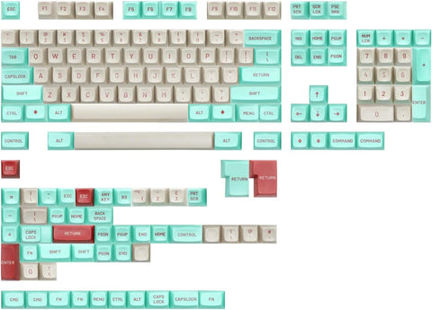 DROP MT3 Jukebox Keycap Set, ABS Hi-Profile Keycaps, Doubleshot Legends, MX Style Covers Fullsize, Tenkeyless, Winkeyless, 60%, 65%, and 75% Keyboards (Base Kit)