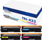 TN-433 TN 433 Toner Cartridge : High Yield TN433 TN-431 TN431 Toner Compatible for Brother TN-433BK TN-433C TN-433M TN-433Y MFC-L8900Cdw HL-L8260CDW HL-L8360CDW MFC-L8610CDW HL-L8360CDWT Printer