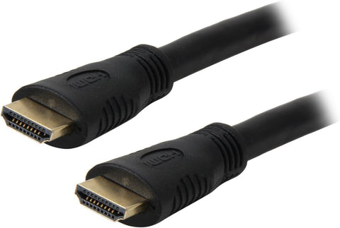 Nippon Labs NMHD-45MM 45-Feet High Speed HDMI with Ethernet CL2 Rating, Black Cable M/M 24 AWG Gold Plated