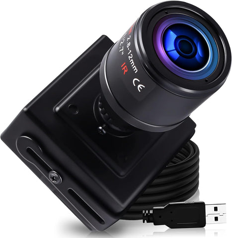 Webcamera_usb Varifocal Webcam 1.3mp Mni Usb Camera,960P Low Illuminations Usb with Cameras,USB2.0 Web Cameras,Plug&Play,AR0130,2.8-12mm Varifocal USB Camera with UVC for Android Linux Windows