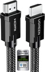 UGREEN 8K HDMI 2.1 Certified Cable, Ultra High Speed 4K 120Hz 48Gbps 16ft HDMI Cord with Nylon Braided, Support Dynamic HDR eARC Dolby Atmos, Compatible for PS5 Xbox Series X Nintendo Switch Roku TV