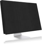 kwmobile Monitor Cover Compatible with 24-26" Monitor - Dust Cover Computer Screen Protector - Black