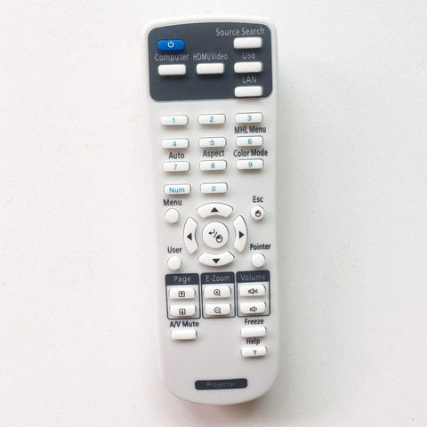 Universal Projector Remote Control Replacement for Epson PowerLite 97H, PowerLite 98H, PowerLite 99WH, PowerLite 965H