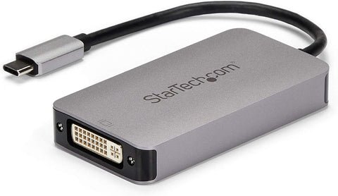 StarTech.com USB 3.1 Type-C to Dual Link DVI-I Adapter - Digital Only - 2560 x 1600 - Active USB-C to DVI Video Adapter Converter (CDP2DVIDP), Space Gray