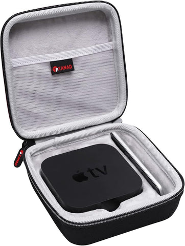 XANAD Travel Case for Apple TV HD 2022 2021 32GB 64GB 5th Generation or Apple TV Previous Model - Carrying Organizer Storage Bag