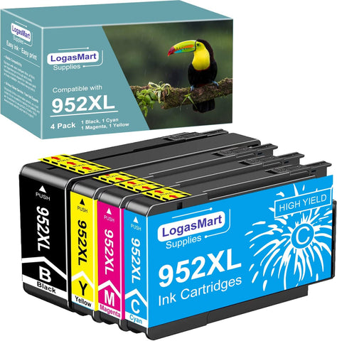 952xl Ink cartridges Combo Pack Compatible for HP 952 XL 952XL HP OfficeJet Pro 8210 7740 8710 8720 8715 7720 8702 8725 8740 8730 8700 8200 (4-Pack, HP 952 Ink Cartridges)