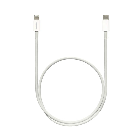 HomeSpot Short Lightning Cable, 2ft [Apple MFi Certified], USB C to Lightning iPhone Cable, Power Delivery Charging for iPhone 13 12 Pro Max 11 SE XR, AirPods, MacBook, iPad Air Mini | White 1 Pack