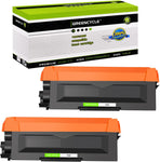 greencycle 2 Pack TN660 TN-660 TN630 TN-630 Black Toner Cartridge Replacement Compatible for Brother MFC-L2700dw MFC-L2740dw DCP-L2540dw HL-L2300D HL-L2380DW HL-L2320D DCP-L2540DW Laser Printer