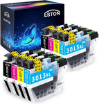 ESTON Compatible Ink Cartridge Replacement for Brother LC3013 LC3011 Ink cartridges for Brother MFC-J491DW MFC-J497DW MFC-J690DW MFC-J895DW 8Pack((2Black+2Cyan+2 Magenta+2 Yellow)